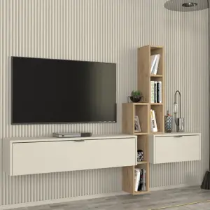Meuble TV Moderne avec Rangement - 2NICH- 200cm